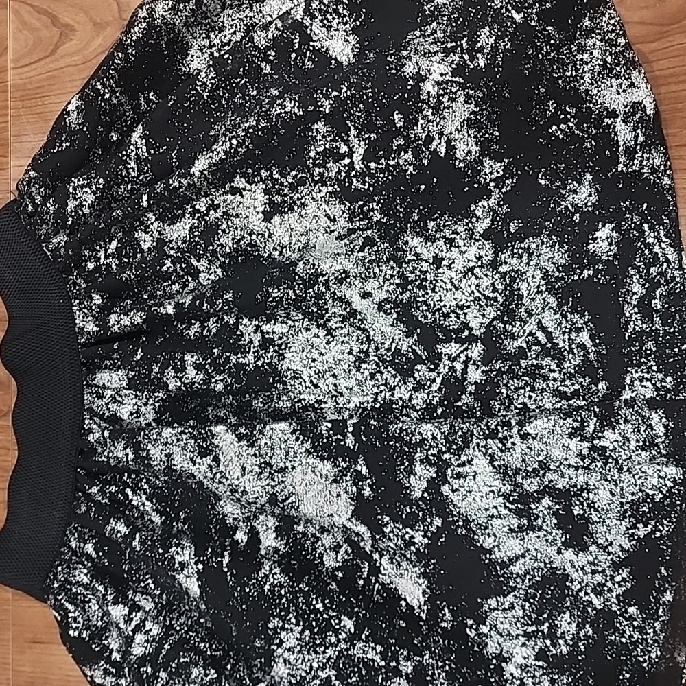 Shimmery Siler Black Skirt